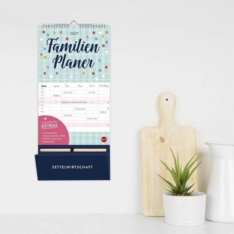 Produktbild: Familienplaner plus Tasche 2027