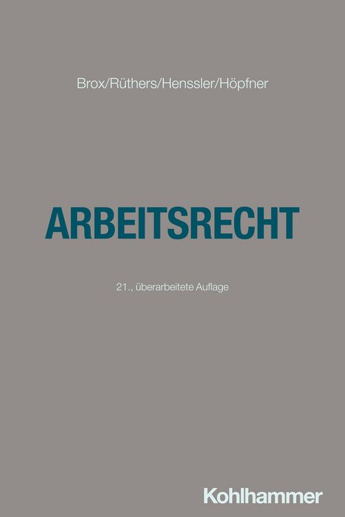 Produktbild: Arbeitsrecht