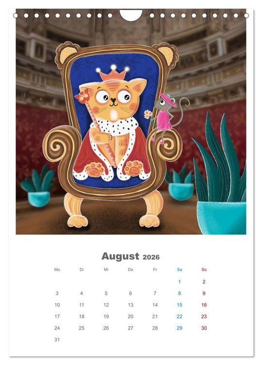 Produktbild: LEOPOLD DER DRITTE - Ein Kater mit ganz viel Charme (Wandkalender 2026 DIN A4 hoch), CALVENDO Monatskalender