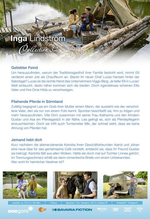 Produktbild: Inga Lindstr&ouml;m Collection 32 [3 DVDs]