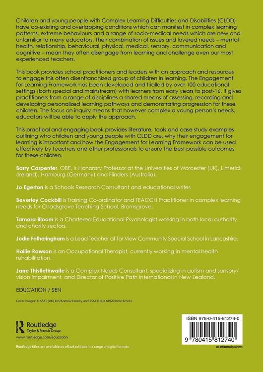 Produktbild: Engaging Learners with Complex Learning Difficulties and Disabilities