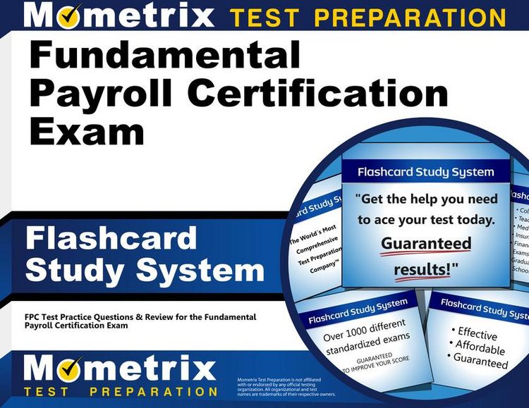 Produktbild: Fundamental Payroll Certification Exam Flashcard Study System