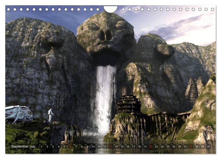 Produktbild: Planetare Traumwelten (Wandkalender 2026 DIN A4 quer), CALVENDO Monatskalender