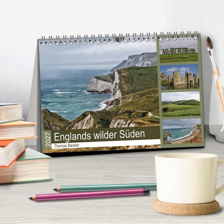 Produktbild: Englands wilder S&uuml;den (Tischkalender 2027 DIN A5 quer), CALVENDO Monatskalender