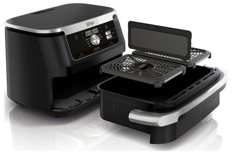 Produktbild: Ninja AF500EU Hei&szlig;luft-Fritteuse 2470 W Schwarz, Silber