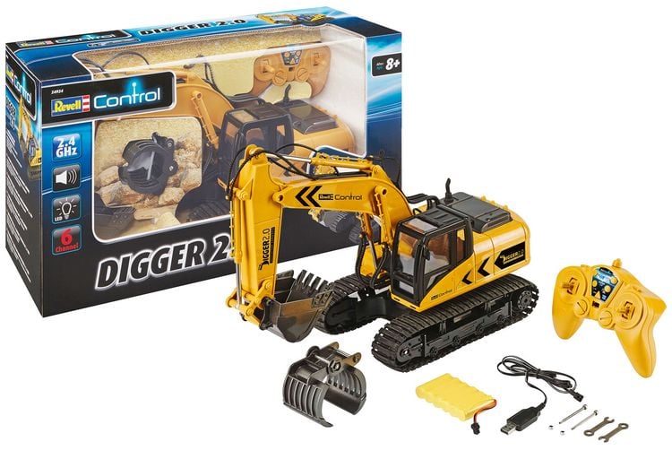 Produktbild: RC Bagger Digger 2.0, Revell Control Ferngesteuertes Auto