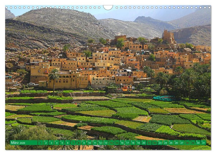 Produktbild: Unterwegs im Weihrauchland Oman (Wandkalender 2026 DIN A3 quer), CALVENDO Monatskalender