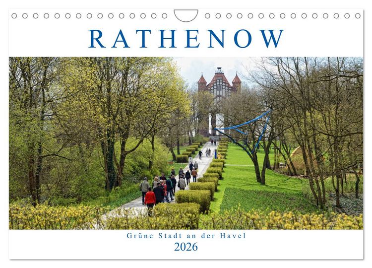 Produktbild: Rathenow - Gr&uuml;ne Stadt an der Havel (Wandkalender 2026 DIN A4 quer), CALVENDO Monatskalender