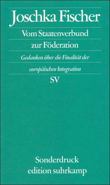 Produktbild: Vom Staatenverbund zur F&ouml;deration