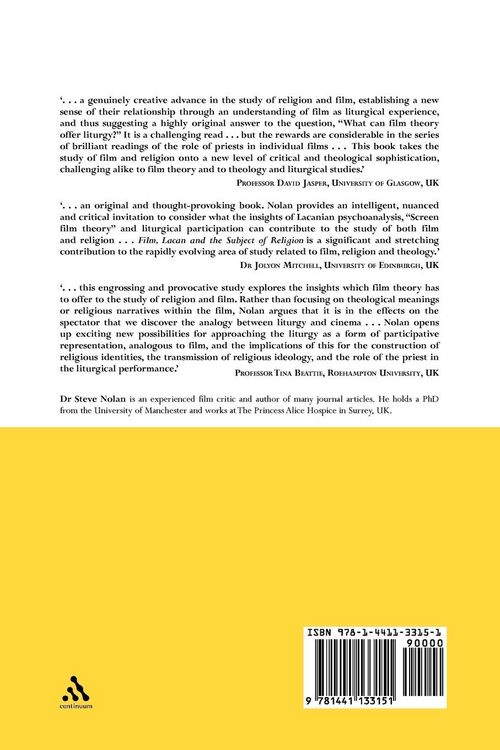 Produktbild: Film, Lacan and the Subject of Religion