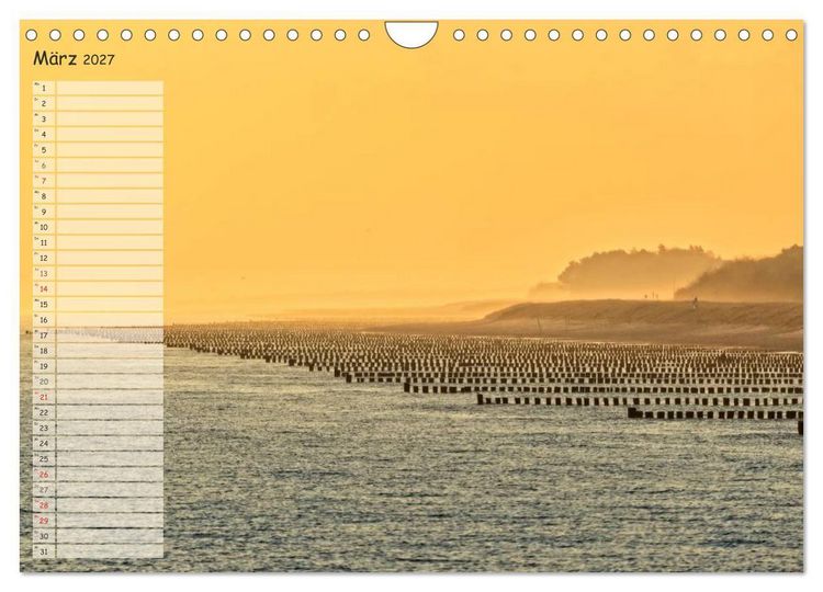 Produktbild: Lichtspiele auf der Halbinsel Dar&szlig; (Wandkalender 2027 DIN A4 quer), CALVENDO Monatskalender