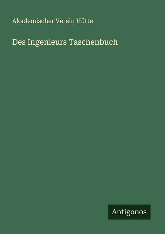 Produktbild: Des Ingenieurs Taschenbuch