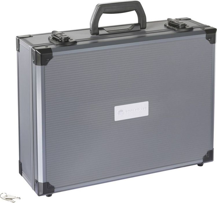 Produktbild: TOOLCRAFT TO-10308363 Werkzeug-Pilotenkoffer unbest&uuml;ckt 1 St&uuml;ck (L x B x H) 42 x 32 x 14cm