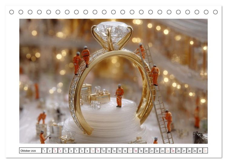 Produktbild: Kleine Helden &ndash; Gro&szlig;es Handwerk (Tischkalender 2026 DIN A5 quer), CALVENDO Monatskalender