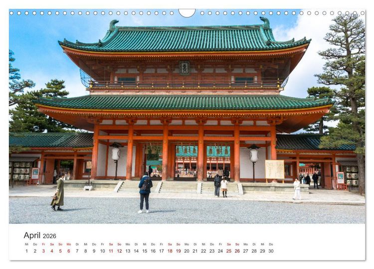 Produktbild: Tempel in Japan (Wandkalender 2026 DIN A3 quer), CALVENDO Monatskalender