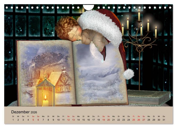 Produktbild: Elfenlichter, die Reise geht weiter (Wandkalender 2026 DIN A4 quer), CALVENDO Monatskalender