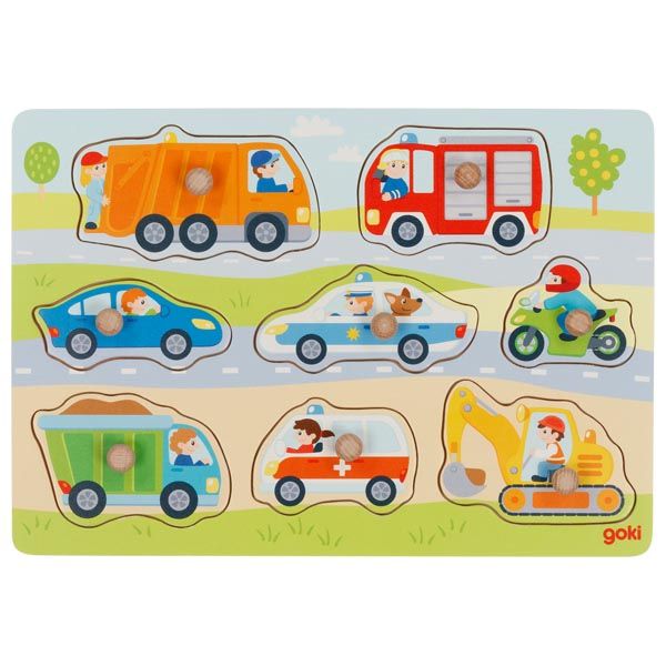 Produktbild: Steckpuzzle Fahrzeuge