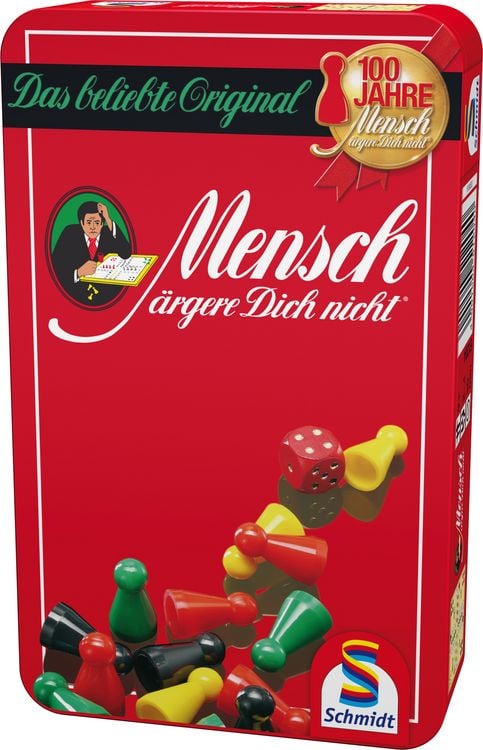 Produktbild: Mensch &auml;rgere Dich nicht. Kleine Ausgabe in Blechdose