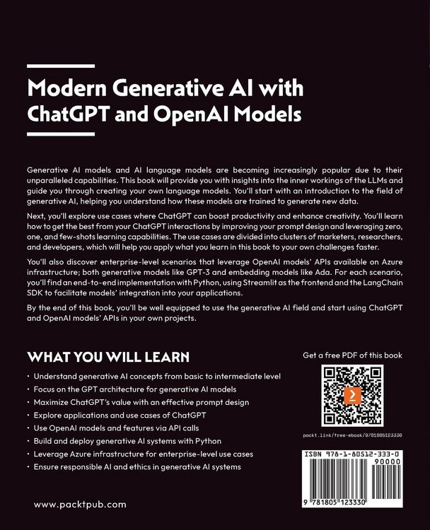 Produktbild: Modern Generative AI with ChatGPT and OpenAI Models