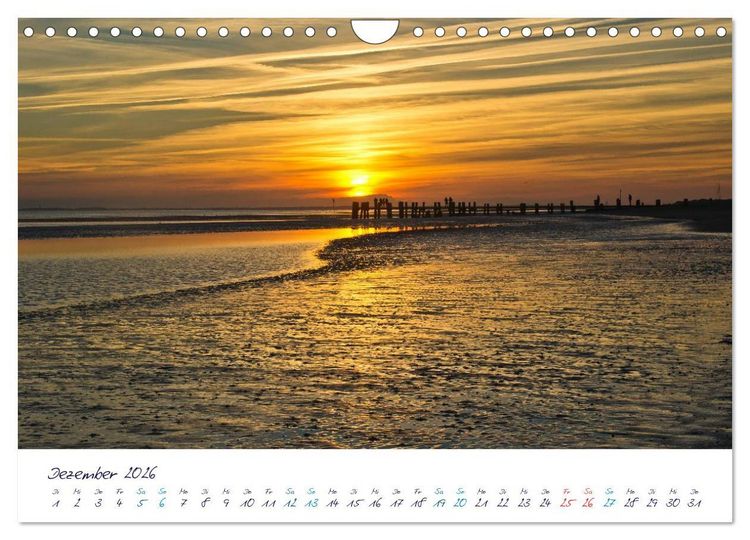 Produktbild: F&ouml;hr - Nordfriesische Trauminsel (Wandkalender 2026 DIN A4 quer), CALVENDO Monatskalender