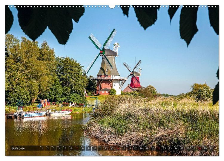 Produktbild: Malerisches Greetsiel (Wandkalender 2026 DIN A2 quer), CALVENDO Monatskalender