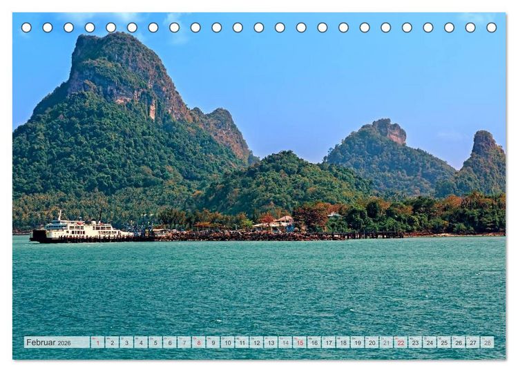 Produktbild: Thailand Impressionen (Tischkalender 2026 DIN A5 quer), CALVENDO Monatskalender