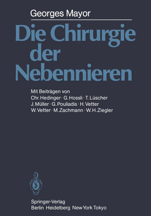 Produktbild: Die Chirurgie der Nebennieren