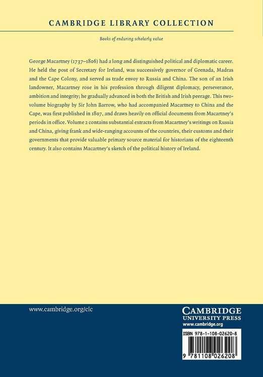 Produktbild: Some Account of the Public Life, and a Selection from the Unpublished Writings, of the Earl of Macartney - Volume 2