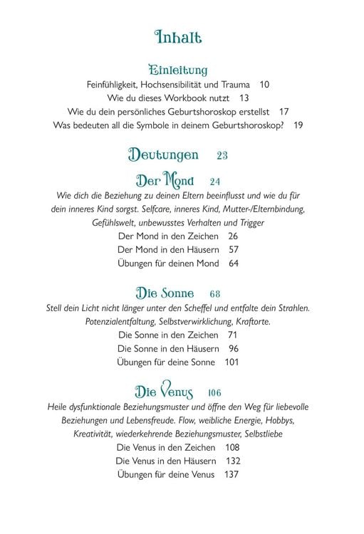 Produktbild: Sensitive Soul Workbook - Wie psychologische Astrologie dir deinen Seelenweg zeigt