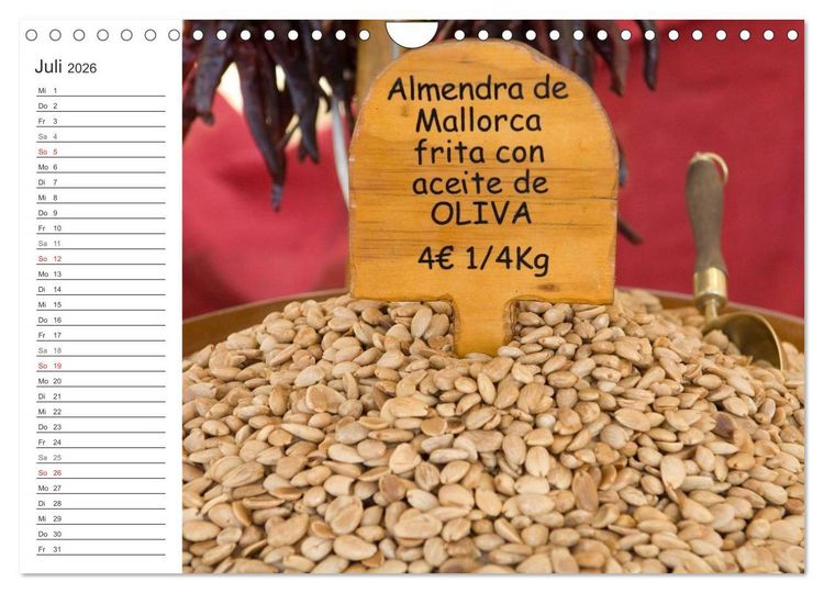 Produktbild: Emotionale Momente: Mandeln (Wandkalender 2026 DIN A4 quer), CALVENDO Monatskalender