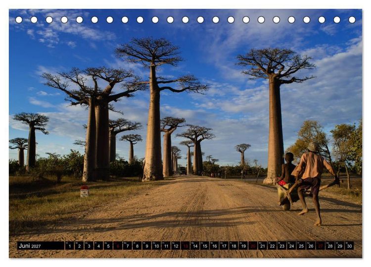 Produktbild: Madagaskar - Impressionen von Rolf Dietz (Tischkalender 2027 DIN A5 quer), CALVENDO Monatskalender