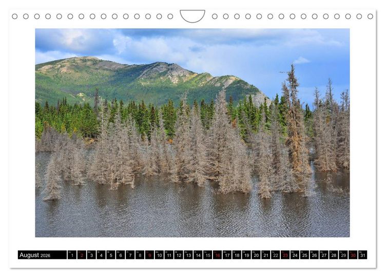 Produktbild: Yukon Territory - Der Nordwesten Kanadas (Wandkalender 2026 DIN A4 quer), CALVENDO Monatskalender