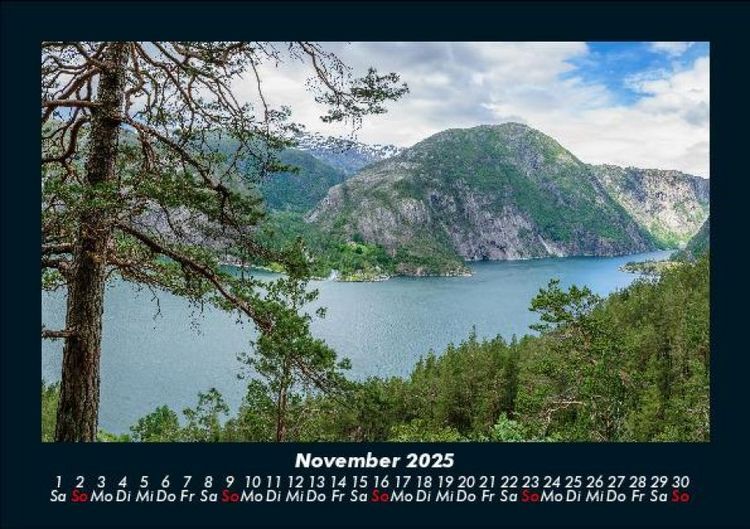 Produktbild: Landschaftskalender 2025 Fotokalender DIN A5