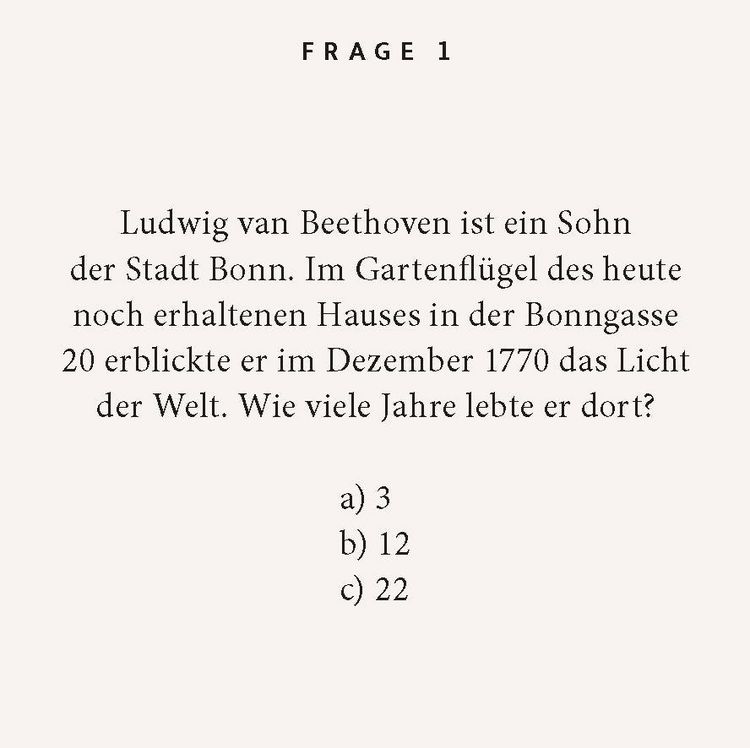 Produktbild: Beethoven-Quiz