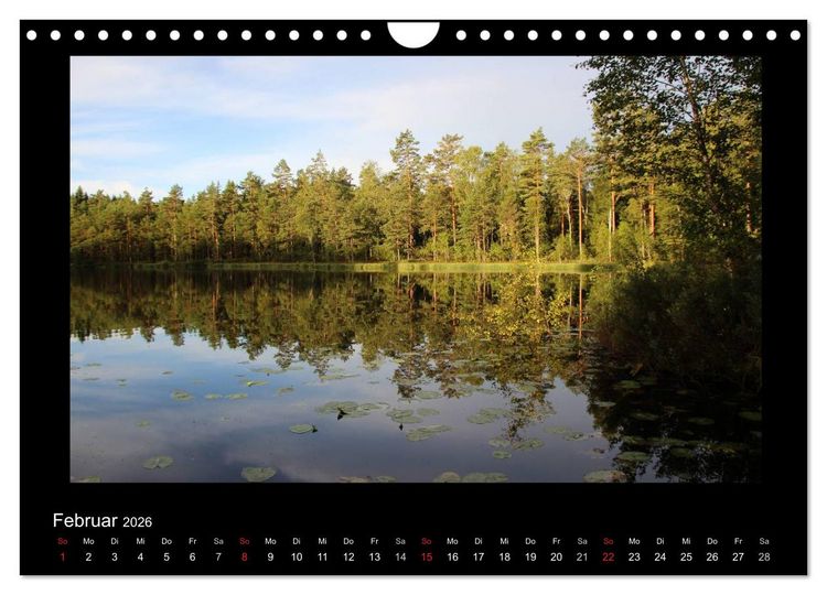 Produktbild: Schweden 2026 (Wandkalender 2026 DIN A4 quer), CALVENDO Monatskalender