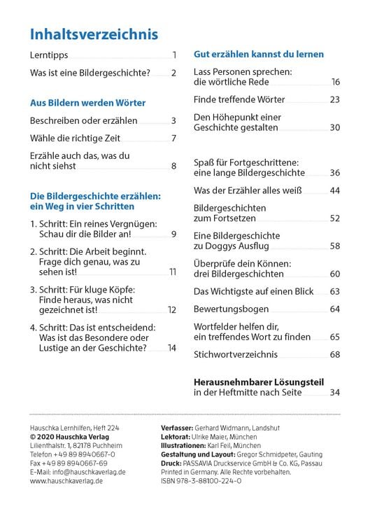 Produktbild: Deutsch 4./5. Klasse &Uuml;bungsheft - Bildergeschichte