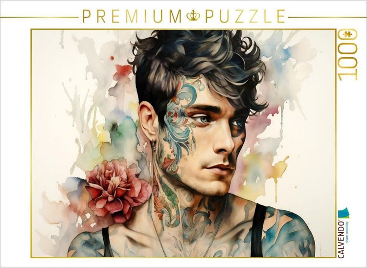 Produktbild: CALVENDO Puzzle Ein Motiv aus dem Kalender "Kunst trifft Kunst" | 1000 Teile Lege-Gr&ouml;&szlig;e 64x48cm Foto-Puzzle f&uuml;r gl&uuml;ckliche Stunden