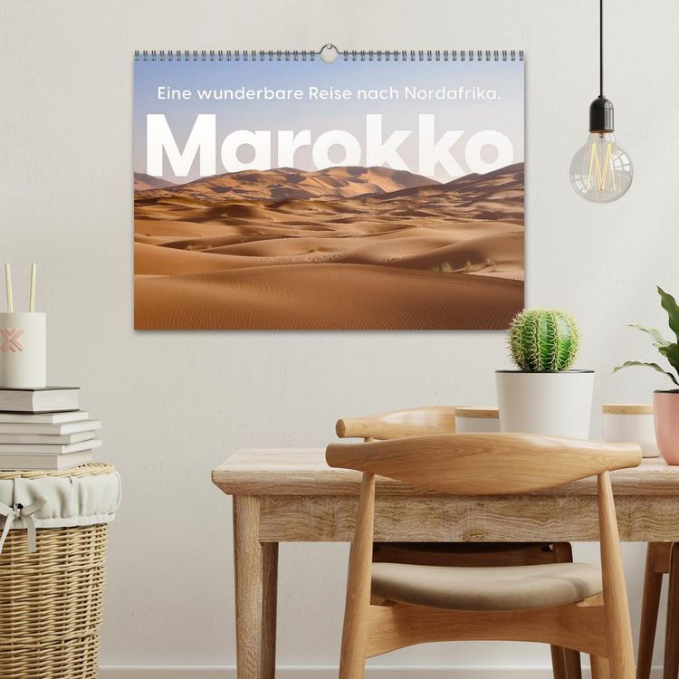 Produktbild: Marokko - Eine wunderbare Reise nach Nordafrika. (Wandkalender 2026 DIN A3 quer), CALVENDO Monatskalender