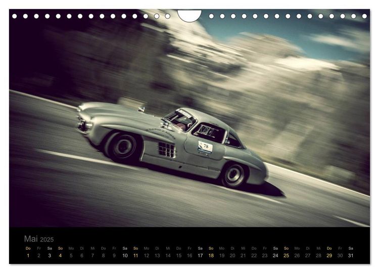 Produktbild: Mercedes Benz 300SL - Racing (Wandkalender 2025 DIN A4 quer), CALVENDO Monatskalender