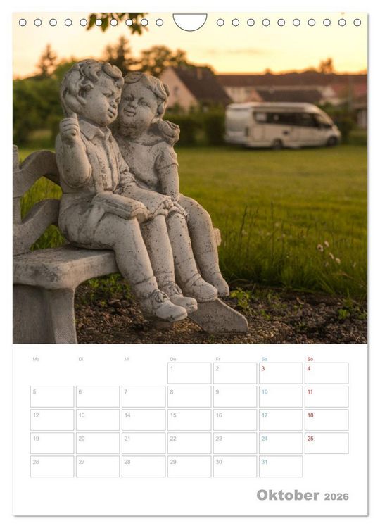 Produktbild: CAMPING-GL&Uuml;CK - Dein Urlaubsplaner (Wandkalender 2026 DIN A4 hoch), CALVENDO Monatskalender