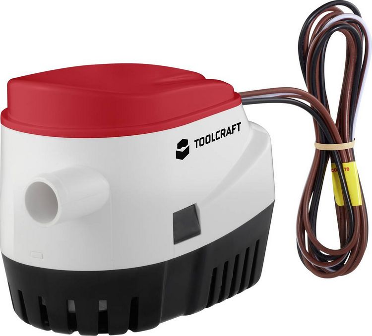 Produktbild: TOOLCRAFT TO-7159128 Niedervolt-Tauchpumpe 2839 l/h 12 V/DC