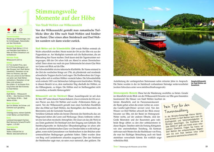 Produktbild: Wandertouren f&uuml;r Langschl&auml;fer S&auml;chsische Schweiz