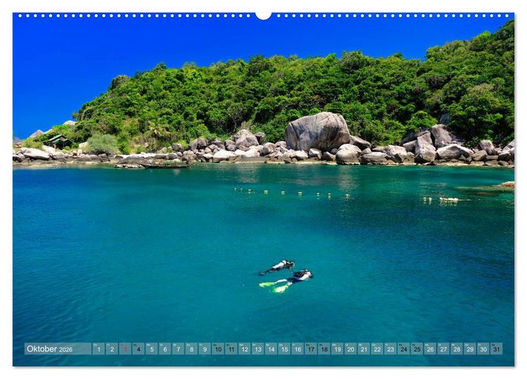 Produktbild: Thailand Christian Heeb (Wandkalender 2026 DIN A2 quer), CALVENDO Monatskalender