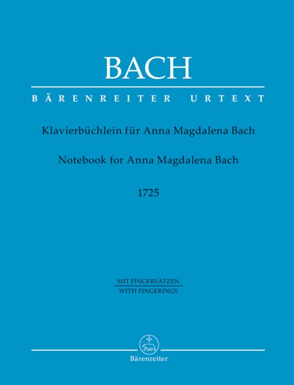 Produktbild: Klavierb&uuml;chlein f&uuml;r Anna Magdalena Bach 1725