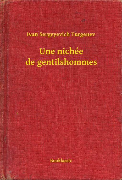 Produktbild: Une nich&eacute;e de gentilshommes
