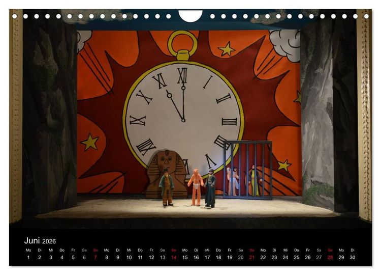 Produktbild: B&uuml;hnenbildmodelle (Wandkalender 2026 DIN A4 quer), CALVENDO Monatskalender