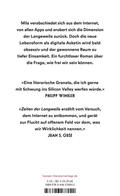 Produktbild: Zeiten der Langeweile