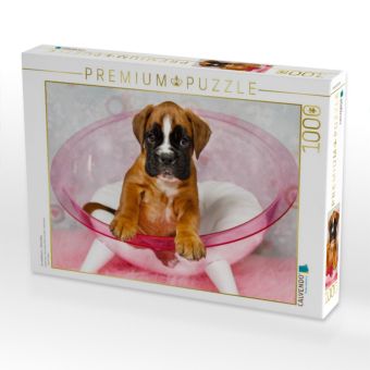 Produktbild: CALVENDO Puzzle Knuddelalarm - Boxerbaby | 1000 Teile Lege-Gr&ouml;&szlig;e 64x48cm Foto-Puzzle f&uuml;r gl&uuml;ckliche Stunden