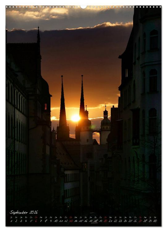 Produktbild: Stadtansichten von Halle Saale 2026 (Wandkalender 2026 DIN A2 hoch), CALVENDO Monatskalender