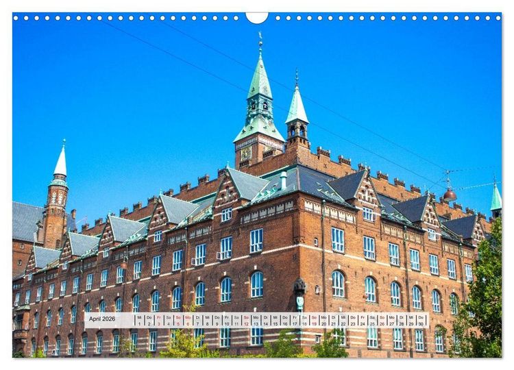Produktbild: Kopenhagen &ndash; Wo Geschichte lebt (Wandkalender 2026 DIN A3 quer), CALVENDO Monatskalender